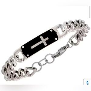 Stainlesss Steel Cross Bracelet